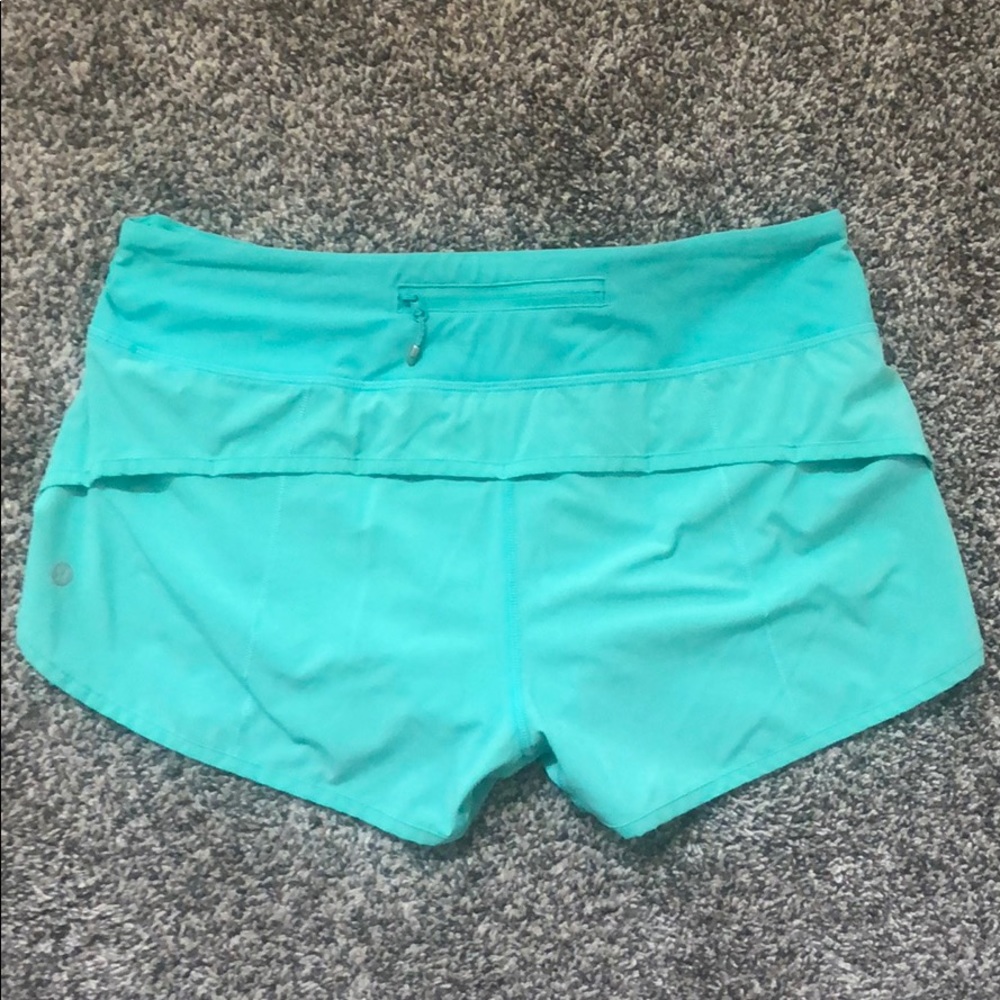 NWOT Lululemon speed shorts